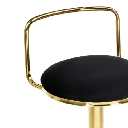 Барный стул Woodville Lusia black / gold